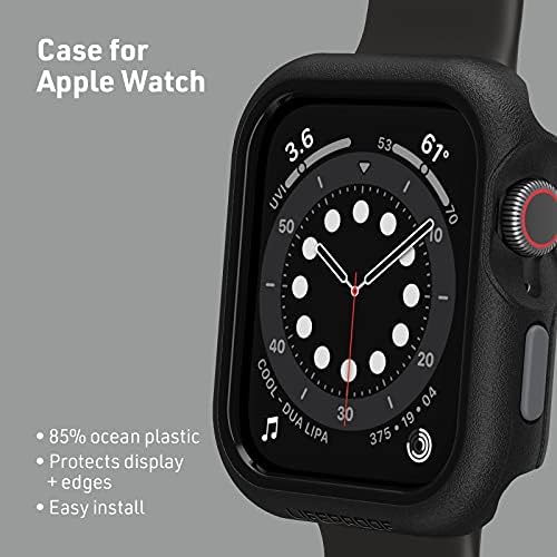 Apple Watch SERİSİ 4/5/6/SE 44mm için LifeProof Çevre Dostu Saat Kılıfı-Kaldırım (Siyah)