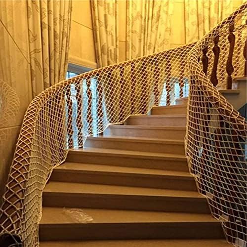 ALGWXQ Çocuk güvenlik Ağı Naylon koruma ağı Korkuluk Merdiven güvenlik ağı Balkon Korkuluk Koruma Köpek Kedi Ağı, Özelleştirilebilir