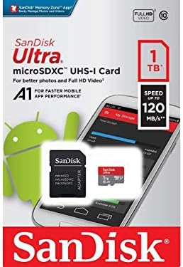 Ultra 1 TB microSDXC Çalışır LG L Başbakan Artı SanFlash ve SanDisk tarafından Doğrulanmış (A1/C10/U1/8 k/120MBs)