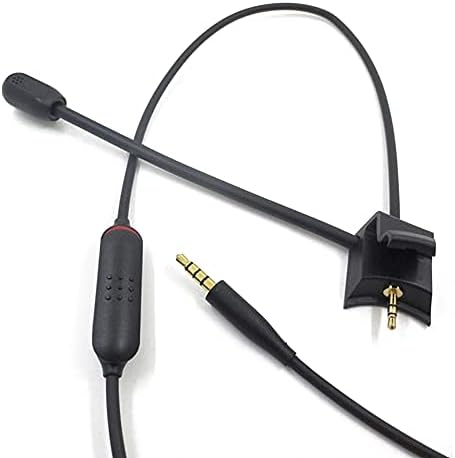Meijunter Boom Mikrofon Sessiz Kablo ile Uyumlu Bose QuietComfort 35(QC35)/Bose QuietComfort 35 II (QC35 II) Kulaklıklar - PS4