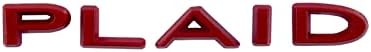 Shenwinfy Mat Siyah Ekose Mektup Logosu Rozeti Amblemi Tesla Model 3 /Y/X/S için Uygun