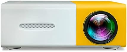 Mini Projektör Taşınabilir 1080 P Full HD Ev Sineması Film Projektör LED LCD Video Projektör Video TV Film Parti Oyunu Açık (Sarı)