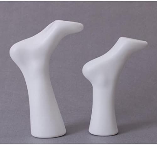 Çorap Sox Ekran için jenerik Plastik Kadın Yetişkin Ayak Manken Modeli, Beyaz