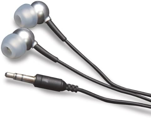 3.5 mm Fişli iPod'lar / MP3 Çalarlar için MobileSpec Kulak İçi Kulaklık (Gümüş)