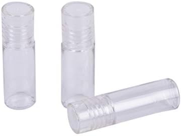 LIGONG 20 Adet Şeffaf Plastik Gevşek Toz Şişe Mini Temizle 3 ml Gevşek Toz Konteyner Plastik Şişe Boş Kozmetik Elek Gevşek Toz