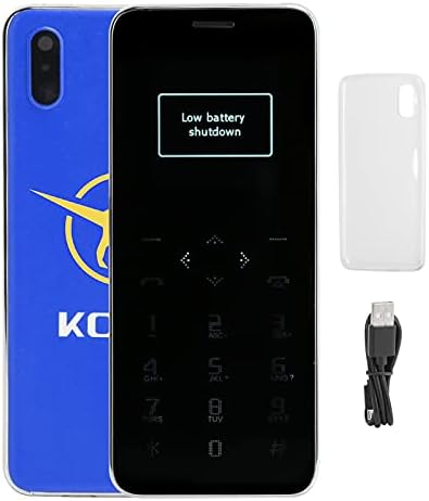 Yoidesu İ8 Moda Ultra İnce Telefon Mini Cep Telefonu, Çift SIM Telefon, Ultra İnce Cep Telefonu, (Lacivert)