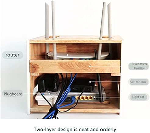 Kablosuz Yönlendirici saklama kutusu masaüstü Set-top Box raf Patch panel ışık kedi sıralama tel saklama kutusu