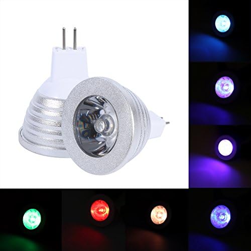 MR16 3 W RGB LED ışık renk Değiştirme lamba ampul 12 V-24 V için Uzaktan Kumanda ile ev Bar RGB sihirli Spot ışık