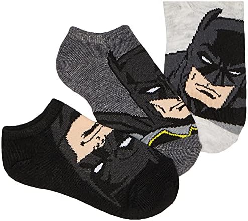 BATMAN erkek Batman 5 Paket No Show Çorap