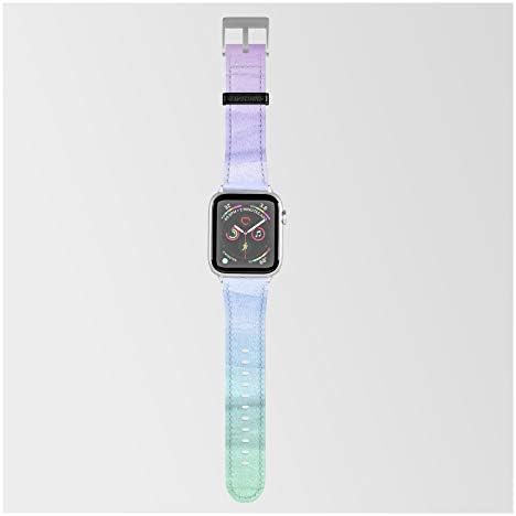 Katmanlar Mavi Ombre - Suluboya Soyut Apple ile Uyumlu Smartwatch Bandında Blue Sky Whimsy tarafından