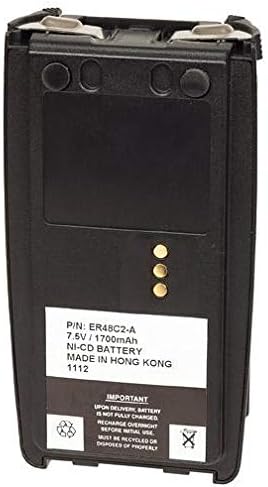 Pil için GE-Ericsson P5350 Şarj Edilebilir İki Yönlü Radyo 7.5 v 1700 mAh Ni-CD