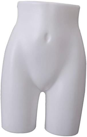 Baoblaze kadın Torso Vücut Kadın Manken Underware Külot Ekran Beyaz Plastik