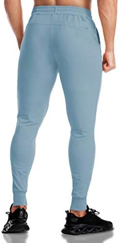 EVERWORTH erkek Joggers Sweatpants erkek Ince koşucu pantolonu Konik Spor Koşu Egzersiz Pantolon Derin Cepler ile