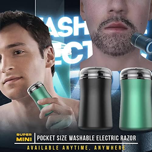 Cep Boyutu Yıkanabilir Elektrikli Tıraş Makinesi, Seyahat Taşınabilir Elektrikli Tıraş Makinesi, Erkekler için Elektrikli Traş