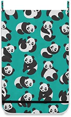 DOMIKING Asılı Giysi Sepet Çamaşır Sepeti-Sevimli Hayvan Panda Ayı Kapı Asılı çamaşır torbası Çocuk Odaları için Oyuncak Uzay