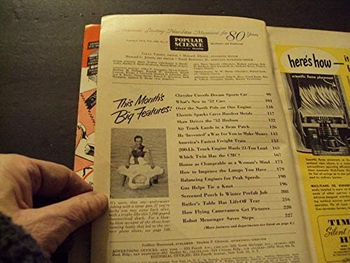 Popular Mechanics Şubat 1952 Amerika'nın En Hızlı Yük Treni, Bir düğüm bağla