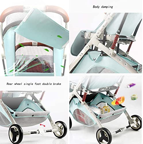 Taşınabilir Hafif Bebek Arabası-Uçak Yolculuğu için Katlanabilir Kompakt Bebek Arabası, Kompakt Depolama, 5 Noktalı Güvenlik,