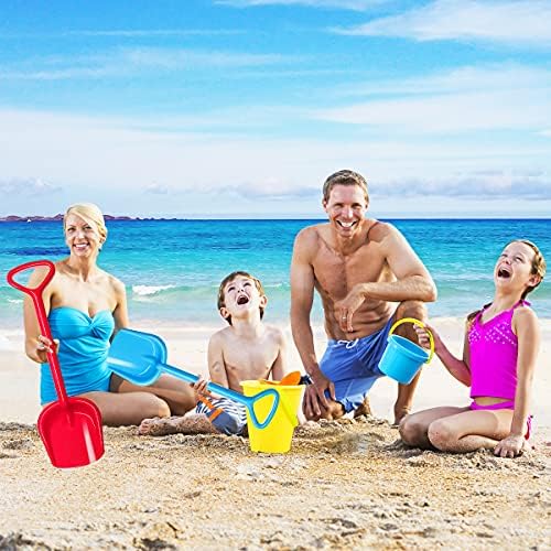 BeneFıne Kar Kürekleri ve Plaj Kürekleri-Çocuklar için Büyük Boy 22 İnç Plaj Kürekleri, Ağır Hizmet Tipi Plastik, Kum ve Plaj
