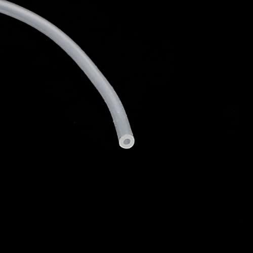 EuısdanAA 1mm x 2mm Yüksek Sıcaklığa Dayanıklı Esnek Şeffaf Silikon Tüp Hortum Boru 10 M Uzunluk (Tubo de silicona transparente