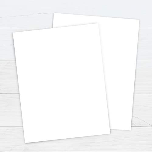 Printworks Beyaz Kart Stoğu, 67 lb, 92 Parlak, FSC Sertifikalı, Okul ve El Sanatları Projeleri için Mükemmel, 8,5 x 11 inç, (5