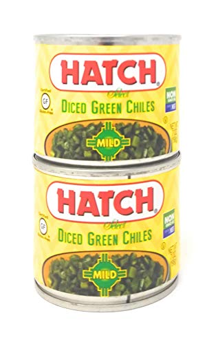 Hatch Chile Company Select Doğranmış Yeşil Biber Hafif 7oz (ADET 2)