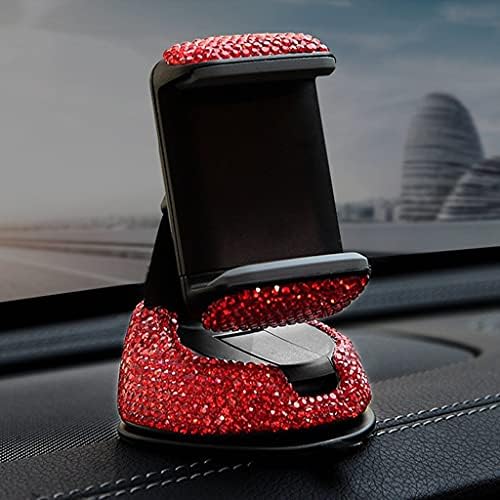 ZHGYD Kristal Rhinestones 360 Derece Araç telefonu Tutucu için Araba Dashboard Oto Windows ve Hava Firar Evrensel Araba Cep telefonu