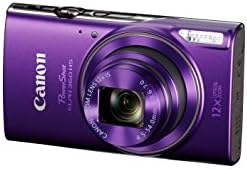 Canon PowerShot ELPH 360 Dijital Fotoğraf Makinesi w / 12x Optik Zoom ve Görüntü Sabitleme-Wi-Fi ve NFC Özellikli (Mor)