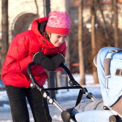 Puset Eldiven, ekstra Kalın Arabası El Muff Sıcak Kış Bebek Arabası Eldiven, su geçirmez Anti-Freeze Arabası El Kapak için Ebeveynler