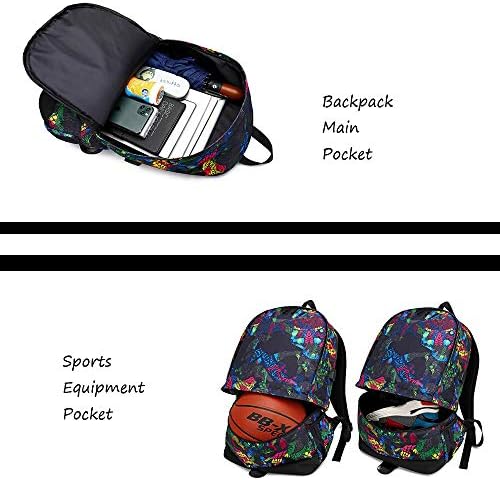 Basketbol Oyuncu Yıldız Kobe Aydınlık Top Saklama sırt çantası Spor malzemeleri Depo Çok Fonksiyonlu Öğrenci gizli sakli Konusmalar
