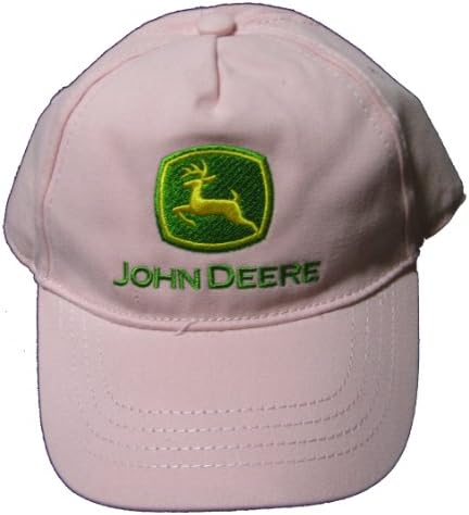 John Deere Yürümeye Başlayan Çocuk İşlemeli Logo Şapka, Pembe