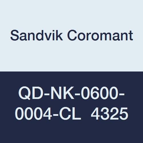 Sandvik Coromant, QD-NK-0600-0004-CL 4325, Ayırma için CoroCut QD Kesici Uç, Karbür, Nötr Kesim, 4325 Kalite, Ti (C, N) + Al2O3