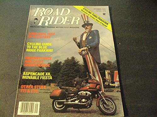 Road Rider Dergisi Eylül 1983 Pakistan üzerinden Bisiklet, Blue Ridge Parkway