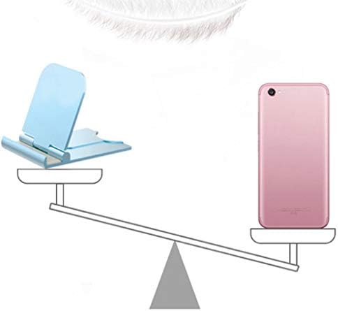 WPYYI Evrensel Katlanır Cep Telefonu Masa Standı, Plastik Masa Standı, Cep Telefonu Standı, Cep Telefonu ve Tablet Standı (Renk: