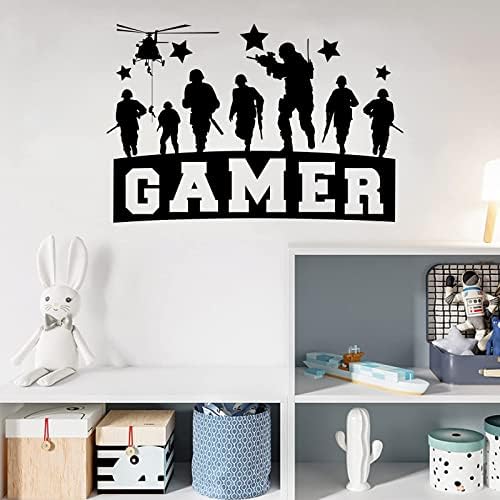 ORİGACH Gamer Duvar süslü çıkartmalar Vinil Gamer Çıkartmaları Gamer Odası Dekor Duvar Sticker Boys için Gamer Yatak Odası Oyun