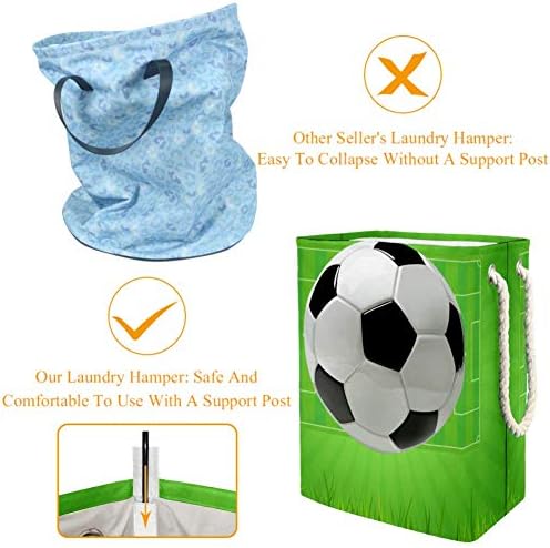 Unicey Futbol Futbol Sahası Büyük Ölçekli Çamaşır Sepeti Katlanabilir depolama Sepeti Yatak Odası Bebek Kreş için