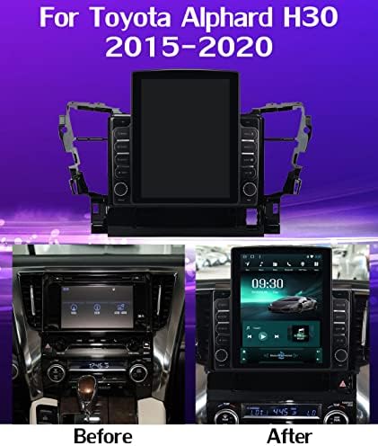 KiriNavi Araba Stereo Radyo Toyota Alphard ıçin H30 2015-2020 Andriod 10 8 çekirdekli GPS Navigasyon Bluetooth ıle 9.7 inç HD