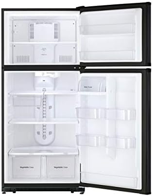 Wınıa WTE18HSBCD 18 Cu. Ft. Üstten Montajlı Buzdolabı Buz Makinesi Hazır-Siyah