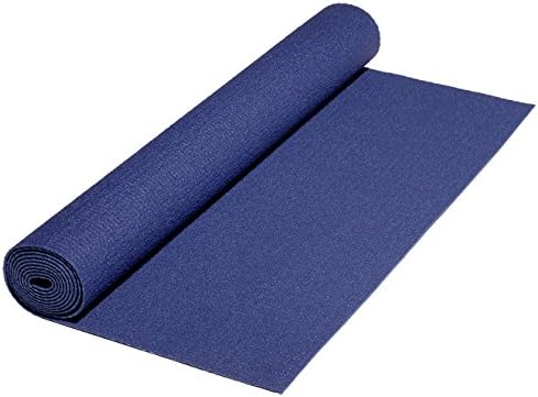 Bheka Deluxe Uzun Ömürlü Yoga Mat Koyu Mavi 90 İnç Uzunluğunda 24 İnç Genişliğinde
