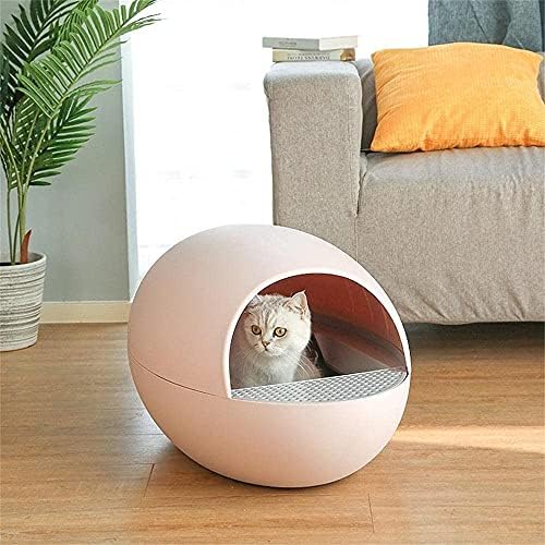 BDRWXZ Otomatik Akıllı Çöp Kutusu kedi Temizleme Sıçrama Geçirmez kedi Tuvalet, sessiz Akıllı kedi Tuvalet
