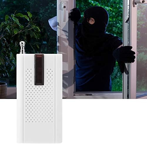 DAUERHAFT Lastik Pedi ile Yüksek Hassasiyet ev güvenlik kapısı Sensörü Kablosuz Titreşim Sensörü Ev Güvenlik Alarmı için Her