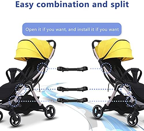 A / A İkiz Bebek Arabası Konektörü, İki Tek Bebek Arabasını Çift Bebek Arabasına Dönüştürür, Bebek Arabası Konnektörleri için