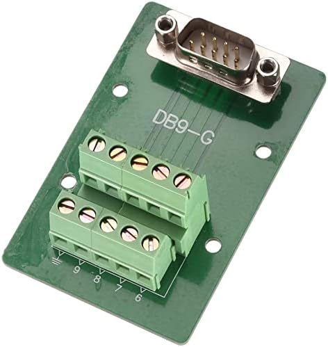 EuısdanAA DB9 - G 2 Satır 5mm Pitch Adaptörü Erkek Terminalleri Kurulu Somun Tipi D-Sub Bağlayıcı (DB9 - G Adaptador de paso