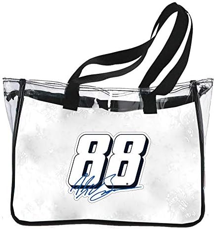 AB Alex Bowman 88 NASCAR Plastik Şeffaf Tote Çanta