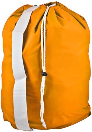 ABD'de Üretilen Güvenilir Kayışlı Naylon Çamaşır Torbası Küçük Boy (Turuncu)