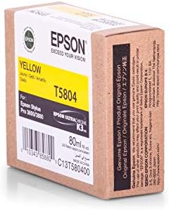 Epson T580400 UltraChrome K3 Mürekkep, Sarı
