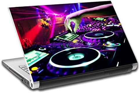 DJ Dönüş Masaları Müzik Kişiselleştirilmiş DİZÜSTÜ Cilt Çıkartması Vinil Sticker HERHANGİ ADI L737, 13