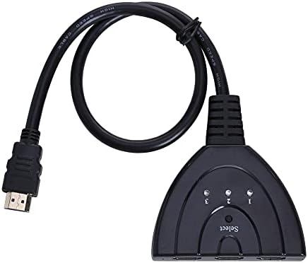 HDMI 3x1 3 Bağlantı noktası HDMI Splitter Kablo 1080p Çoklu Anahtar Swit