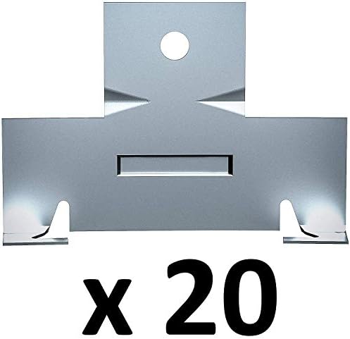 20 Paket (10 Pairs) güçlendirme Gömme Downlight Konut C Klipler ile Kendinden Dokunarak Vidalar için aşağı ışık Can
