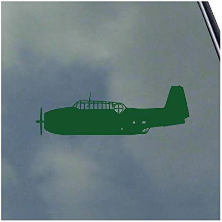 TBF-1 Avenger Pilot Yan Vinil Sticker Çıkartma Donanma Warbird Veteran