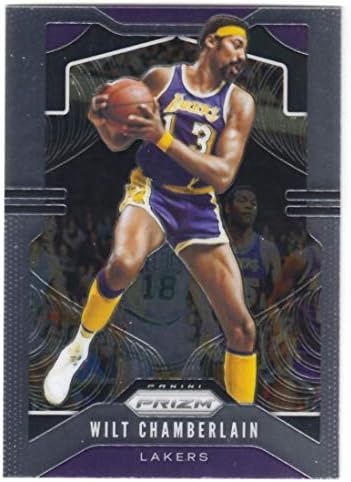 2019-20 Prizm NBA 18 Wilt Chamberlain Los Angeles Lakers Resmi Panini Basketbol Ticaret Kartı